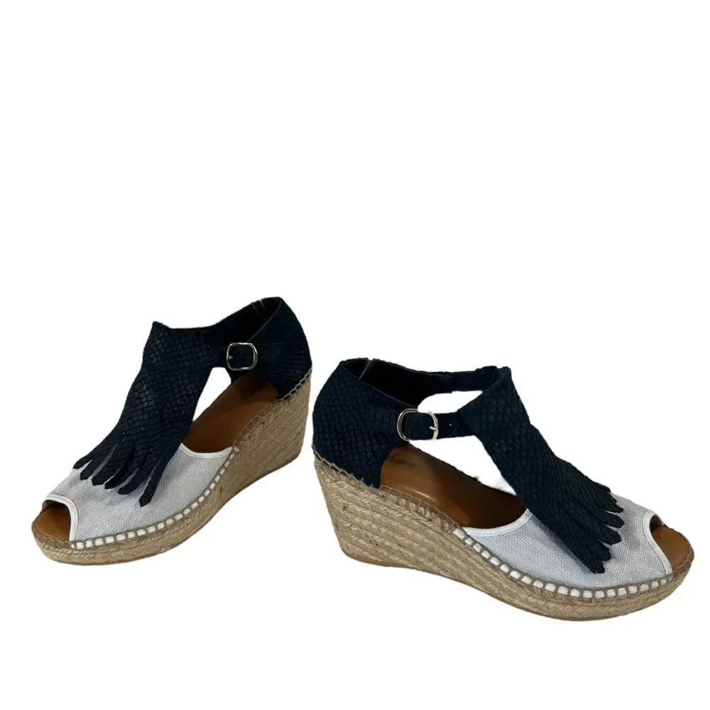 Anthropologie Naguisa Espadrille Wedge Sandals